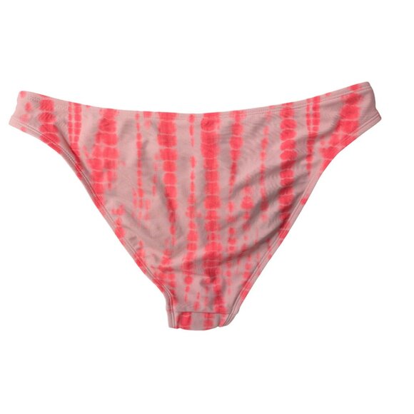 Women's Tie-Dye Bikini Bottoms - Coral Glow & White - Large - Picture 5 of 5